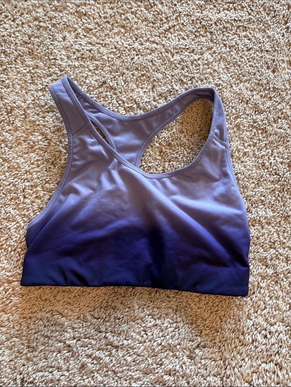 LAST CHANCE! Old Navy Ombré Lavender to Deep Purple Racerback Sports Bra